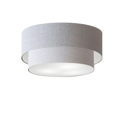 Plafon Para Banheiro Cilíndrico Sb-3062 Cúpula Cor Rústico Cinza