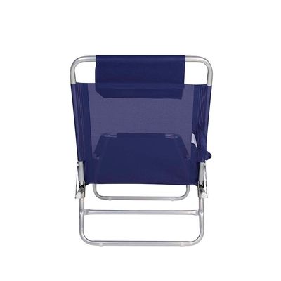 Cadeira Espreguiçadeira Alumínio Mor Azul Marinho