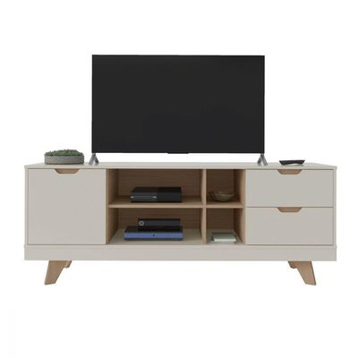 Rack Michigan para até 60" 4 Portas e 2 Gavetas Artely