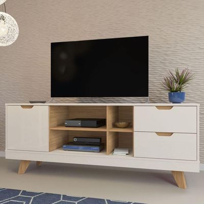 Rack Michigan para até 60" 4 Portas e 2 Gavetas Artely