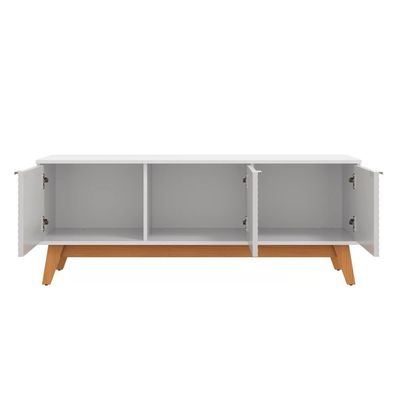 Rack Kappesberg 3 Portas 3d Branco 136cm