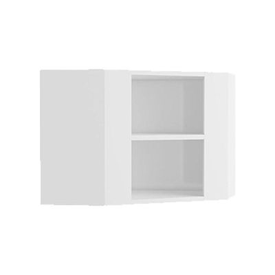 Armário Aéreo p/ Cozinha  Canto Oblíquo Evidence 7013 c/ 1 Porta 68cm Branco - Bertolini