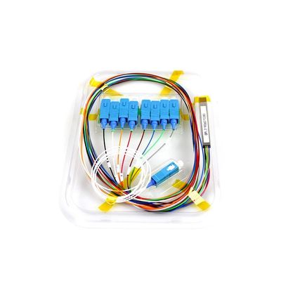 Cabo Optico Splitter Evus Plc 1x8 Sc- Upc 1m G657a1