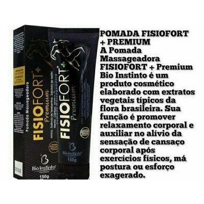 Kit pomada fisiofort caixa com 12 unidades revenda