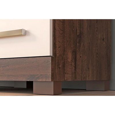 Cômoda De Quarto Nalu C- 8 Gavetas Cinamomo-off White - Acp