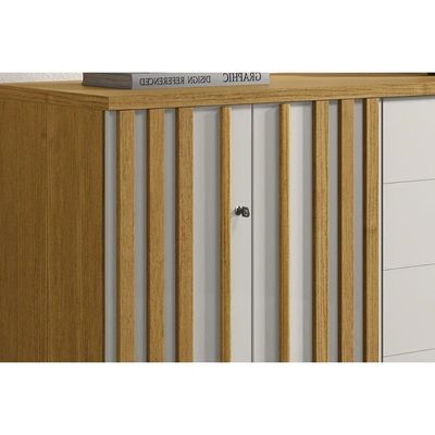 Cômoda De Quarto Bella C- 2 Portas E 5 Gavetas Cinamomo - Acp
