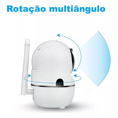 Babá Eletrônica Câmera Wifi Sem Fio Visão Noturna Microfone
