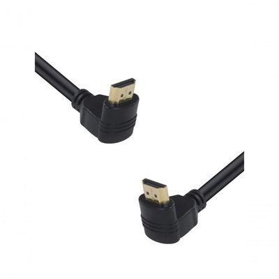 Cabo Hdmi 2.0 4k Ultra Hd 3d Conexão Ethernet Conectores 90° 2 Metros - H20b90-2