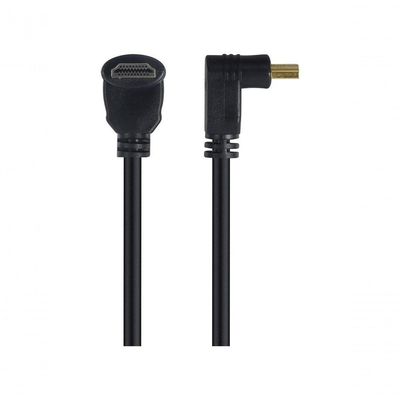 Cabo Hdmi 2.0 4k Ultra Hd 3d Conexão Ethernet Conectores 90° 2 Metros - H20b90-2