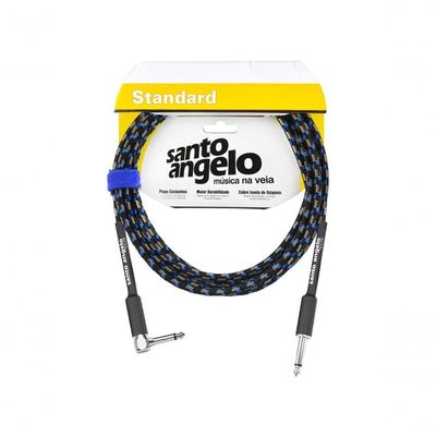 Cabo De Guitarra Angel Tx 0,30mm Conector P10-p10 90º...
