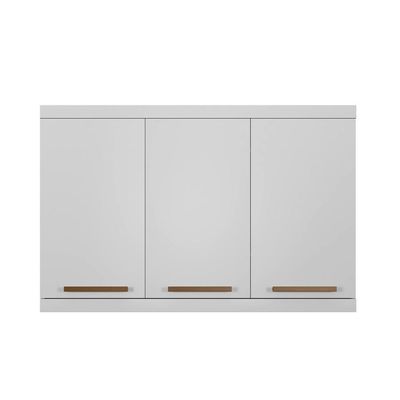 Armário Aéreo Talismã 3 Portas Arte Móveis Branco