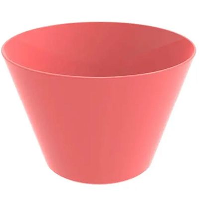Kit 2 Potes Balde para Pipoca 3,8L Plástico Resistente Crippa Pipoqueira Rosa Goiaba