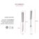 Garfo e Faca Cabo Longo Kit Churrasco Carne Inox 2un