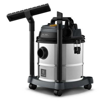 ASPIRADOR DE PÓ E ÁGUA ELECTROLUX EM INOX 12L 127V GT12I