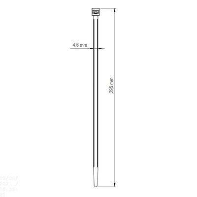 Abraçadeira De Nylon 295x4,6 Mm Tramontina Preta Tramontina
