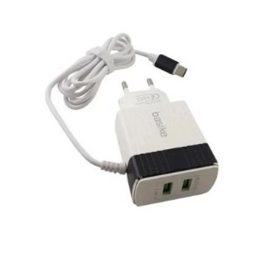 Carregador Basike 2.4A 2 Saídas Usb Conector V8 Car-G5060