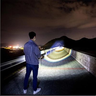 Lanterna Led XHL-P90 Super Potente Em Alumínio Com 2 Baterias Recarregaveis BM-8503