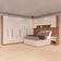 Guarda-roupa Modulado Queen Ponte 160 Lugano 14 Portas 9 Gavetas 17 Prateleiras com 7 Peças Avelã/Cappuccino