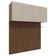 Guarda-roupa Modulado Queen Ponte 160 Lugano 12 Portas e 7 Gavetas 6 Peças Avelã/Cappuccino