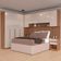Guarda-roupa Modulado Casal Lugano 10 Portas 6 Gavetas 14 Prateleiras 6 Peças Avelã/Cappuccino