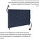 Cabeceira Queen 160 Cm Camboriú Suede Azul Marinho E Frame