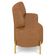 Sofá 2 Lugares 160cm Pés Aço Dourado Tamar Sintético Camel Z08 - Mpozenato