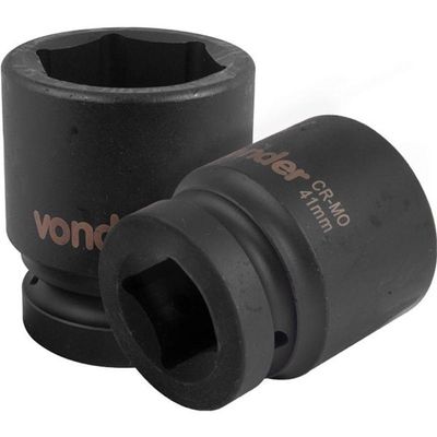 Soquete Sextavado De Impacto Encaix 1 41mm Aço Cromo Vonder