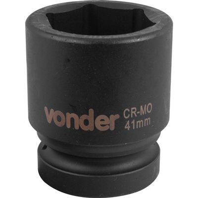 Soquete Sextavado De Impacto Encaix 1 41mm Aço Cromo Vonder