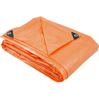 Lona polietileno 4x4m laranja 150 micras média - Vonder