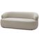 Sofá 3 Lugares Orgânico Sala de Estar Living 170cm Carmen F04 Bouclê Bege - Lyam Decor