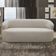 Sofá 3 Lugares Orgânico Sala de Estar Living 170cm Carmen F04 Bouclê Bege - Lyam Decor