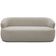 Sofá 3 Lugares Orgânico Sala de Estar Living 170cm Carmen F04 Bouclê Bege - Lyam Decor