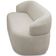 Sofá 3 Lugares Orgânico Sala de Estar Living 170cm Carmen F04 Bouclê Bege - Lyam Decor