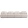 Sofá 4 Lugares Para Sala de Estar Living 314cm Arlo F04 Bouclê Bege - Lyam Decor