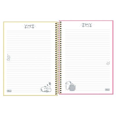 Caderno Universitário 10M Feminino Capyclub 359190 - Tilibra