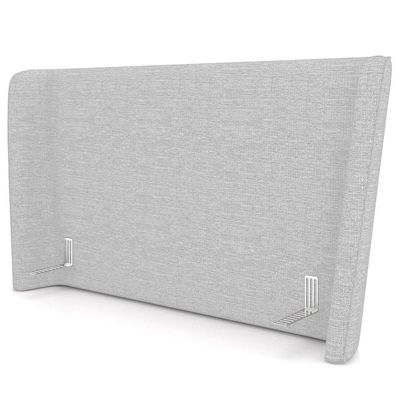 Cabeceira Cama Box Casal 140cm Nilo P05 Linho Cinza Claro - Lyam Decor