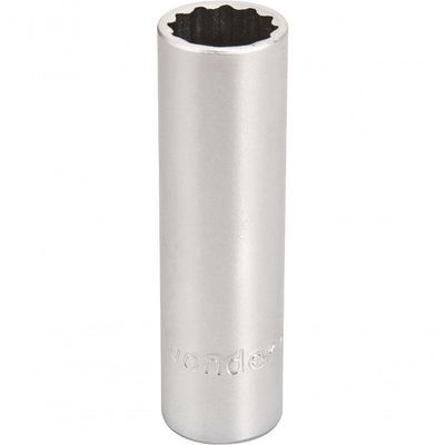 Soquete Estriado Enc 1-2" 14mm Longo Vanád. Vonder