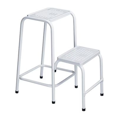Banqueta Escada 2 Degraus Utimil Branco