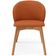 Kit 06 Cadeiras De Jantar E Estar Living Estofada Mia L02 Linho Terracota - Lyam Decor