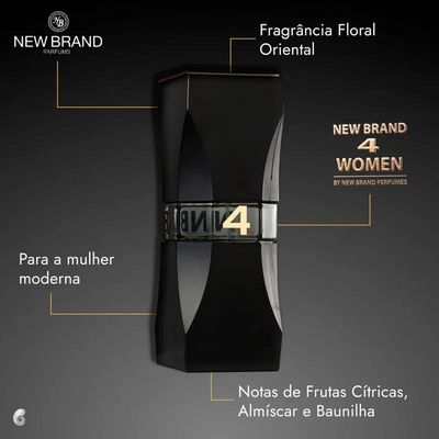 Perfume New Brand Prestige For Woman Feminino 100ml