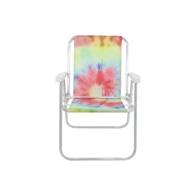 Cadeira de Praia Alta em Alumínio Tie Dye Bel Único