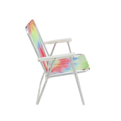 Cadeira de Praia Alta em Alumínio Tie Dye Bel Único