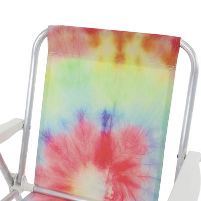 Cadeira de Praia Alta em Alumínio Tie Dye Bel Único