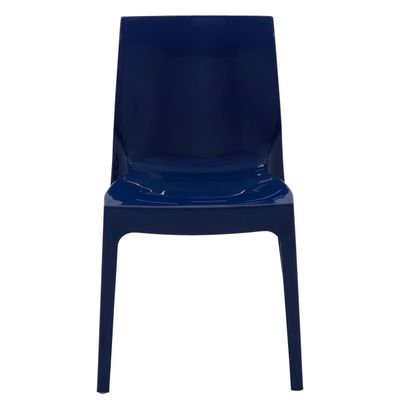 Cadeira Tramontina Alice Summa em Polipropileno Brilhoso Azul Yale