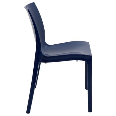Cadeira Tramontina Alice Summa em Polipropileno Brilhoso Azul Yale
