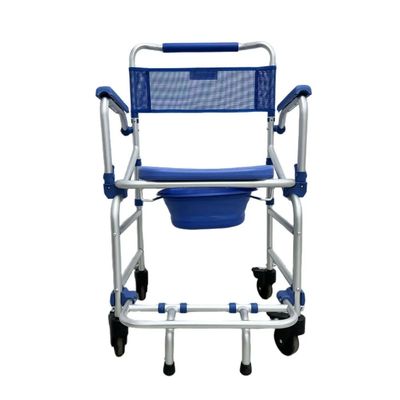 Cadeira de Banho D55 Ultraleve 4 em 1 até 135 Kg Dellamed Azul