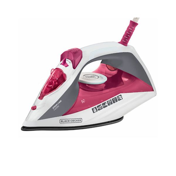 Ferro a Vapor com Revestimento Antiaderente Rosa e Cinza 110V - Black&Decker