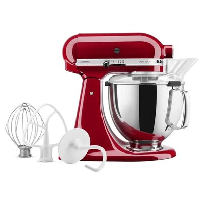 BATEDEIRA KITCHENAID ARTISAN DOMÉSTICO COM 10 VELOCIDADES 275W 127V EMPIRE RED KEA33CVANA