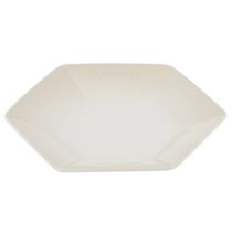 KIT LE CREUSET 6 PRATOS HEXAGON EM CERÂMICA 16 21 E 26CM MERINGUE