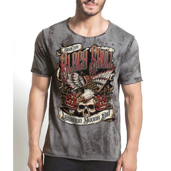 CAMISETA INQUISITION MESCLA M / CINZA ESCURO / N/A CAMISETA INQUISITION MESCLA M / CINZA ESCURO / N/A